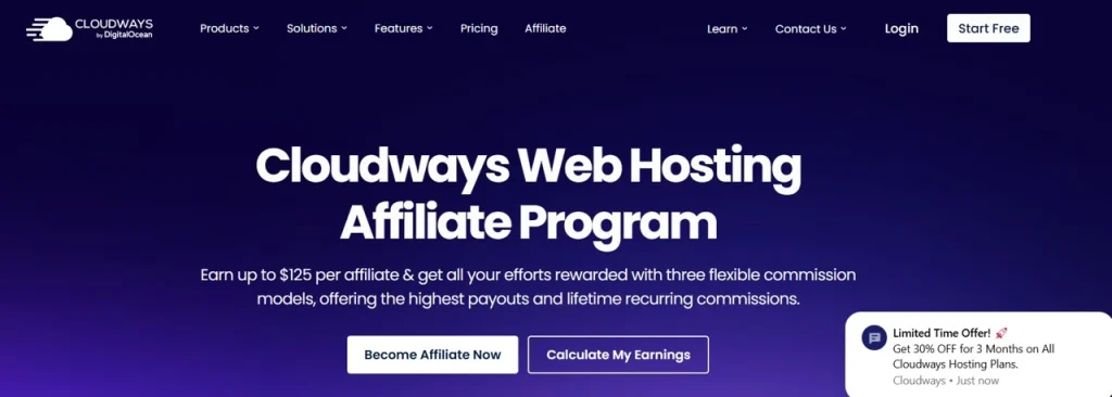 Cloudways Recurring Affiliate Programs