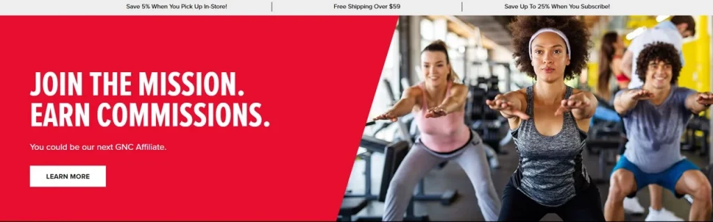 GNC Health and Wellness Affiliate Programs
