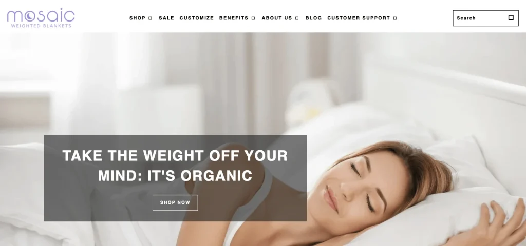 Mosaic Weighted Blankets Mental Health Affiliate Programs