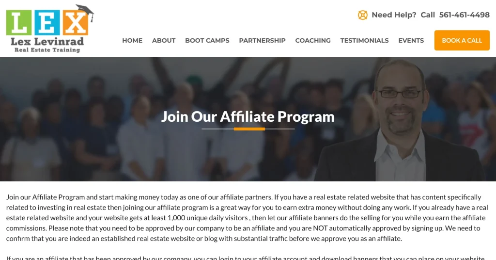 Lex Levinrad Real Estate Affiliate Programs