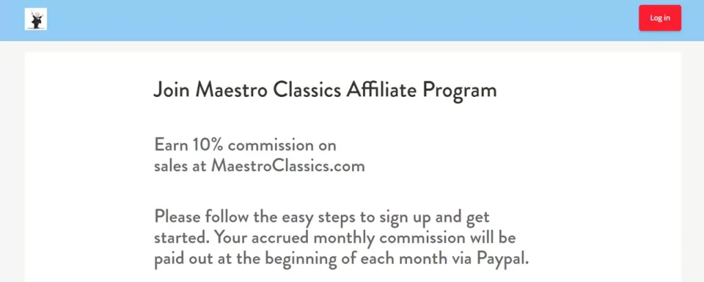 Maesto Classics Programas de Afiliados de Música