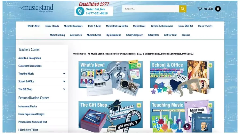 The Music Stand Programas de Afiliados de Música
