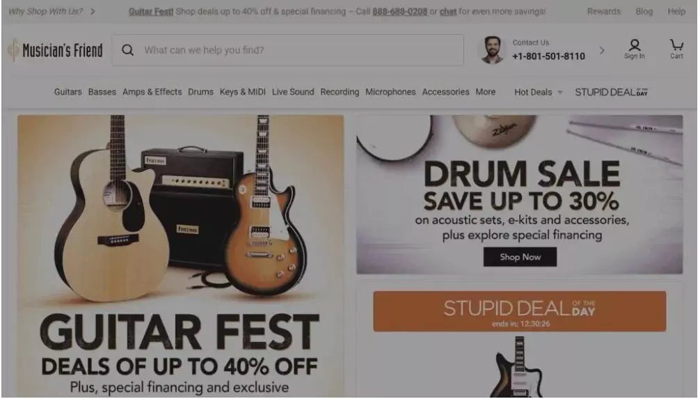 Musician´s Friend Programas de Afiliados de Música