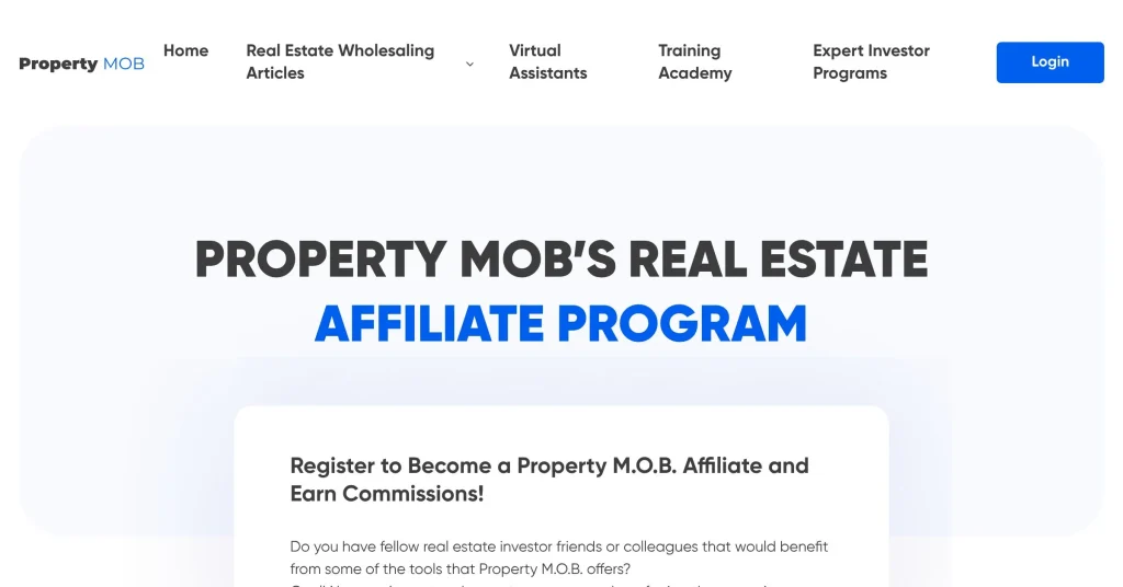MOB Real Estate Affiliate Programs