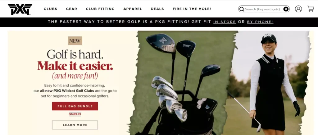 PXG Golf Affiliate Programs