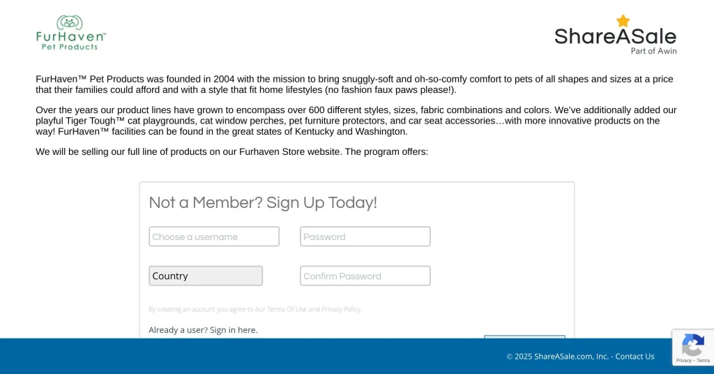 Fur Haven Pet Affiliate Programs