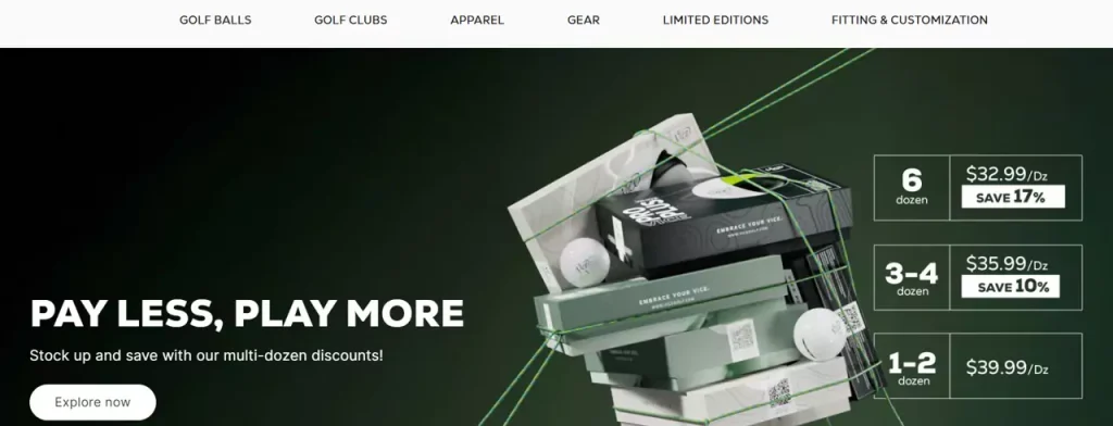 Vice Golf Golf Affiliate Programs