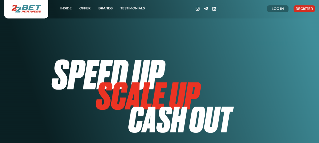 22bet partners casino affiliate program