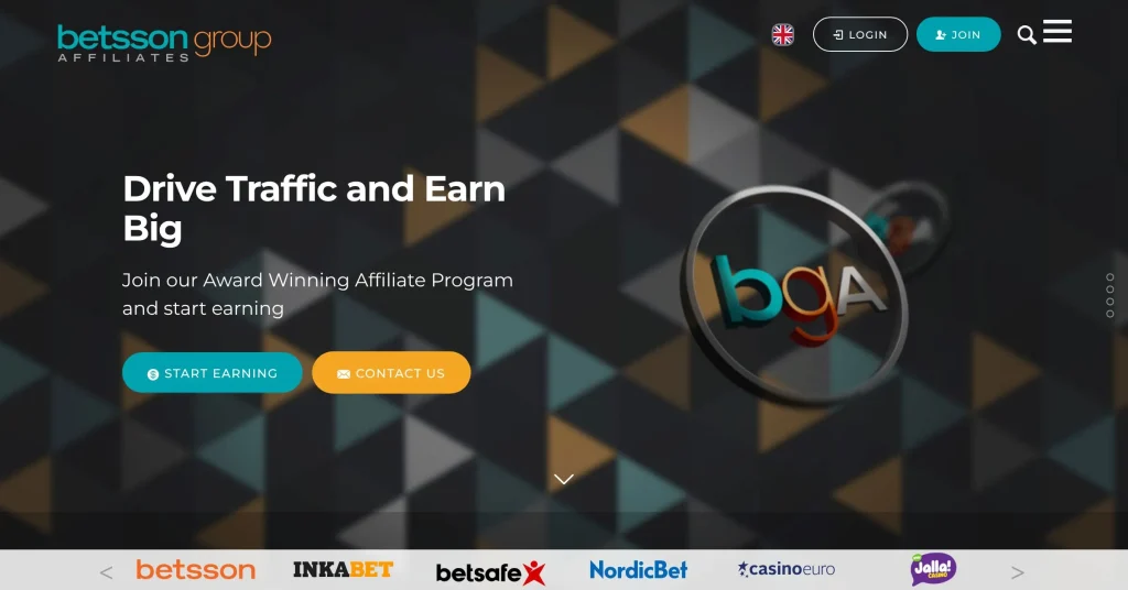Betsson Casino Affiliate Programs