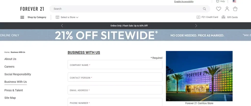 Forever 21 Fashion Affiliate Programs