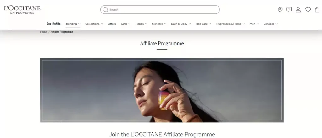 Loccitane Programas de Afiliados de Belleza