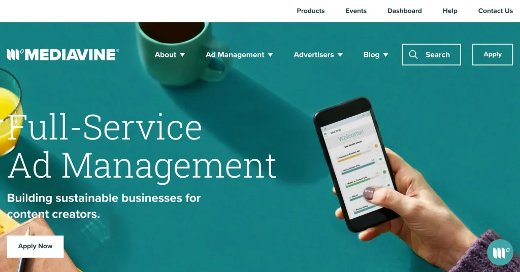 Mediavine  Programas de Afiliación de Pago por Clic