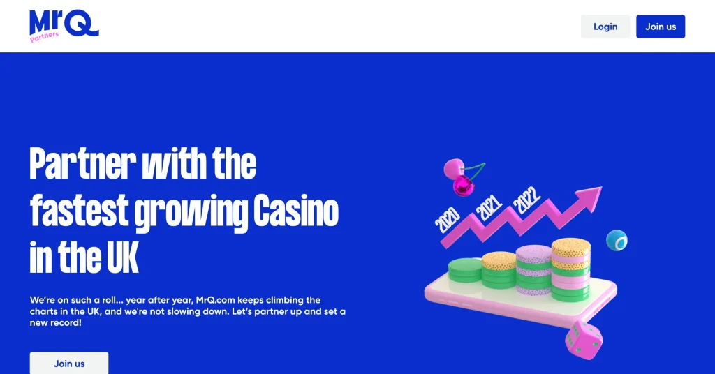 MrQ Casino Affiliate Programs