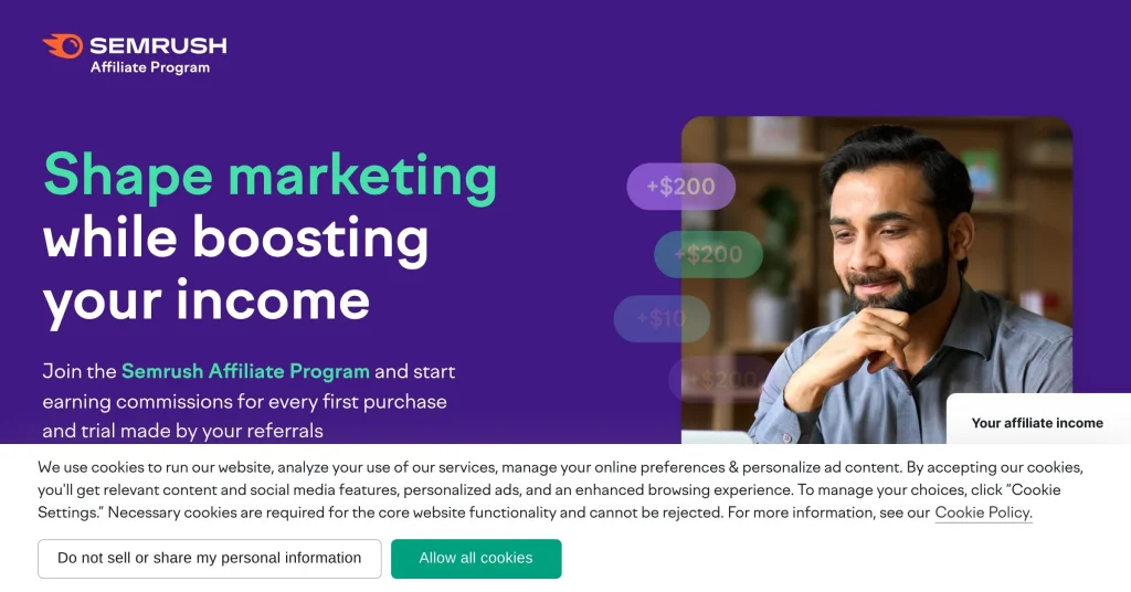 Semrush High-Ticket Affiliate Programs for Beginners