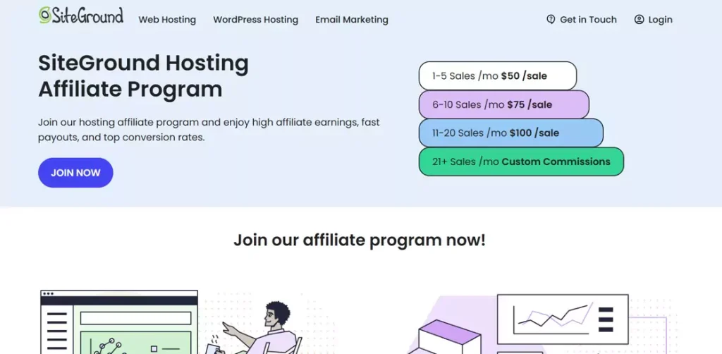Siteground Best Affiliate Programs for Beginners Without a Website