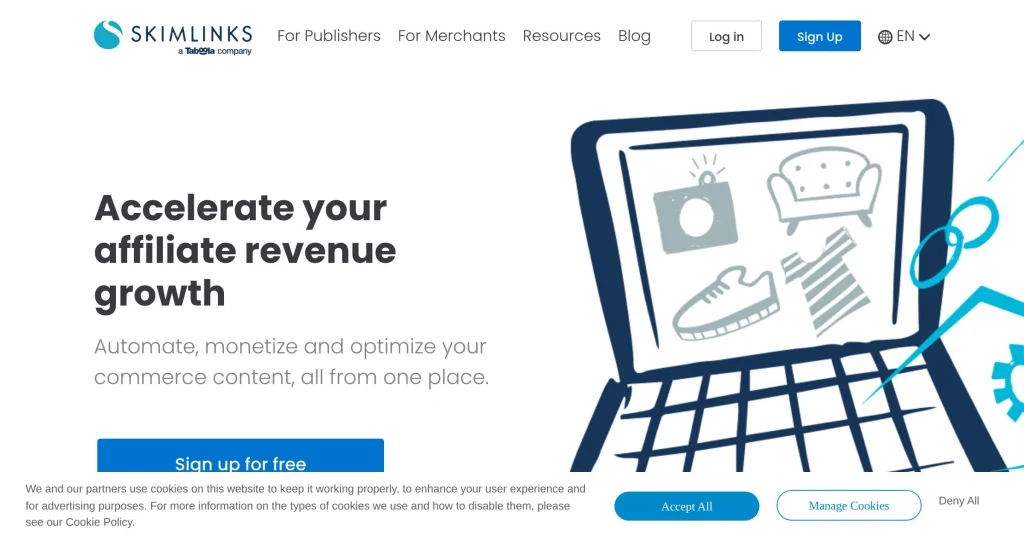 Skimlinks  Programas de Afiliación de Pago por Clic