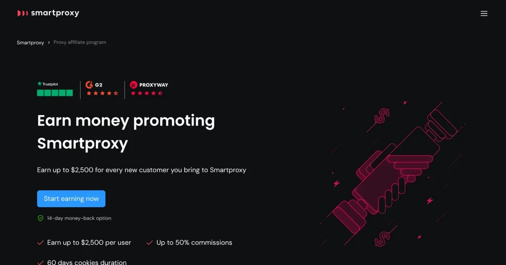 Smartproxy High-Ticket Affiliate Programs for Beginners