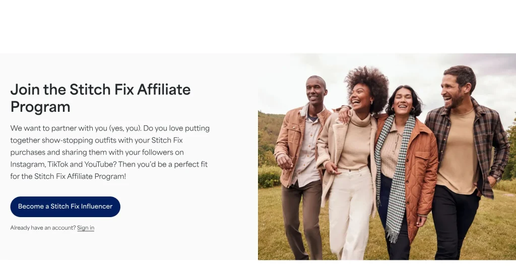 Stitch Fix Fashion Affiliate Programs