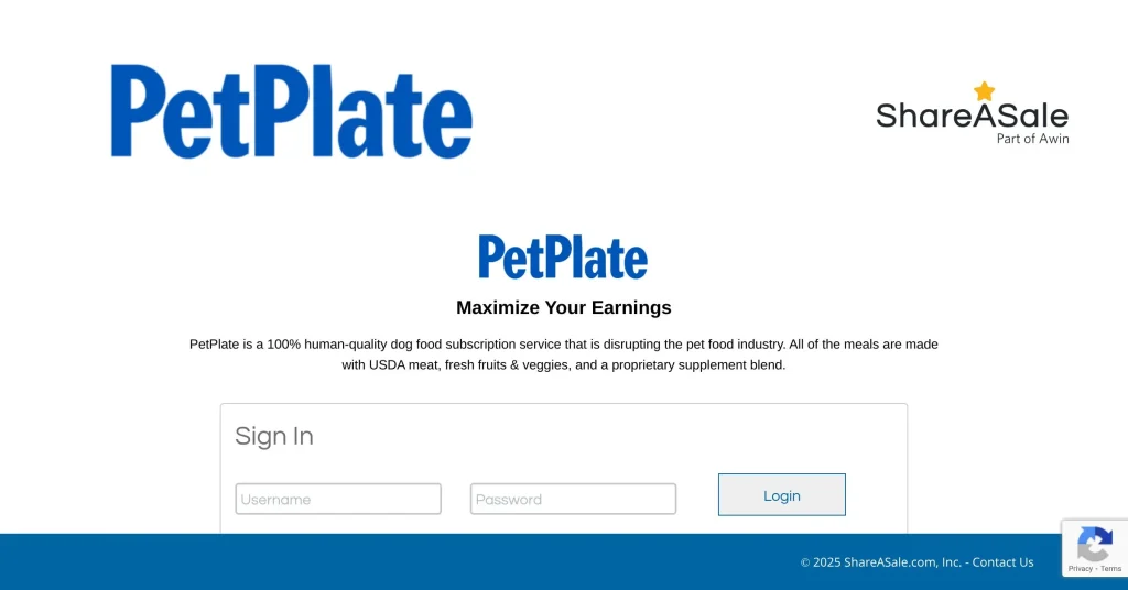 Pet Plate Programas de Afiliados de Perros