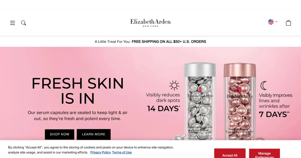 Elizabeth Arden Programas de Afiliados de Cuidado de la Piel