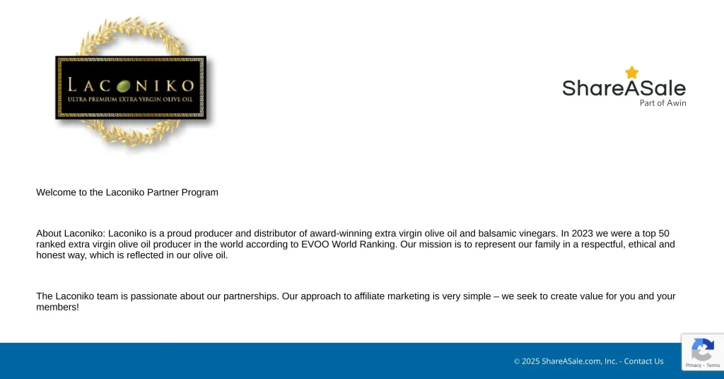 Laconiko Programas de Afiliados de Cocina 