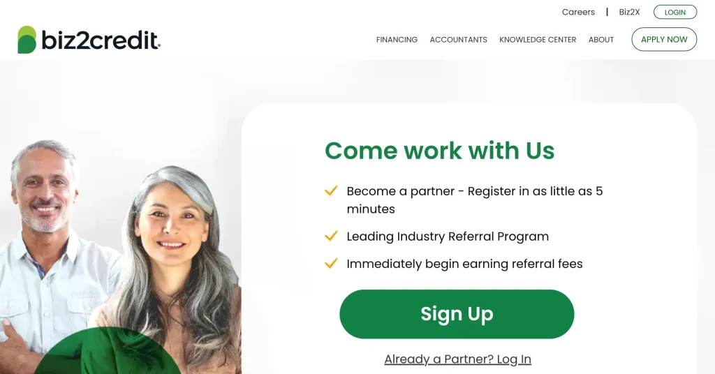 Biz2Credit Mejores Programas de Afiliados de Préstamos