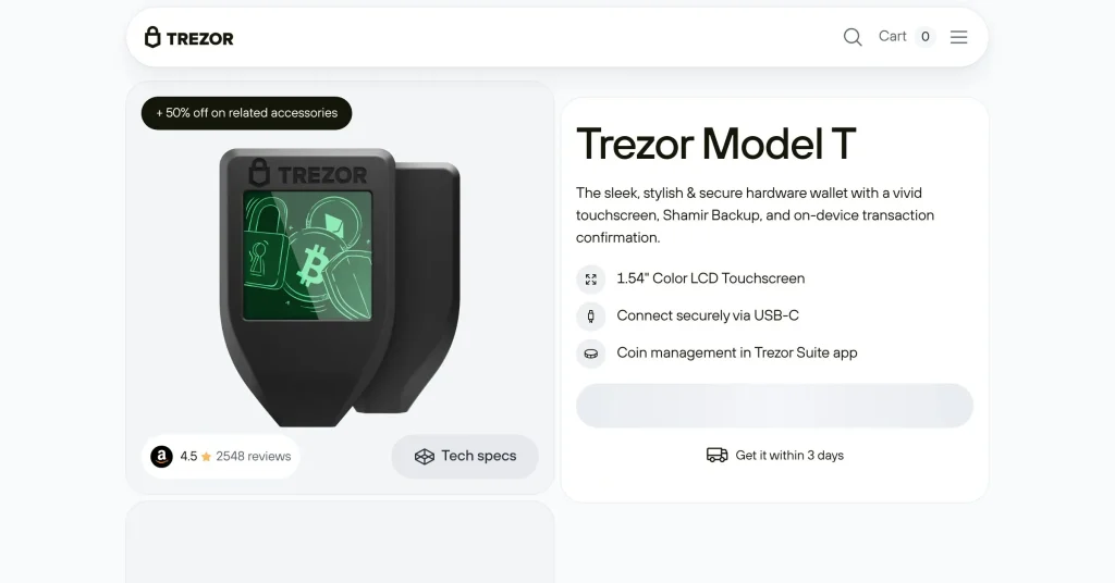 trezormodel-best-cold-wallet-for-crypto