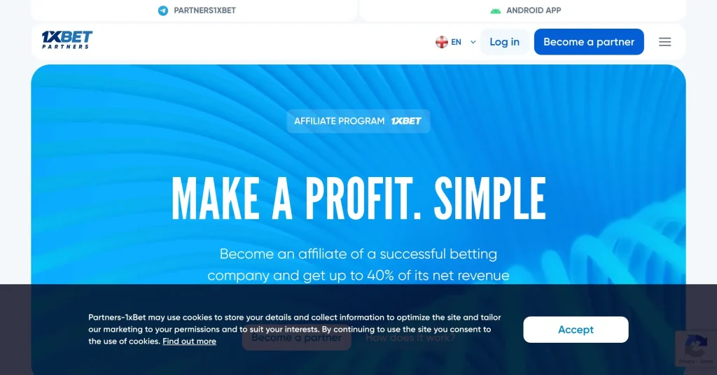 1xBet Gambling Affiliate Programs