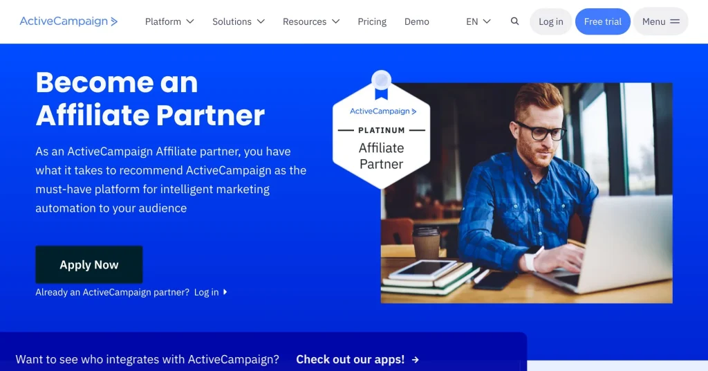 Active Campaign Mejores programas de afiliados B2B