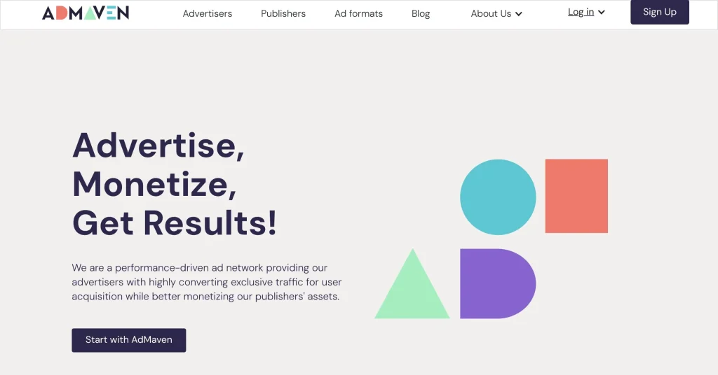 Ad Maven Push Notification Ads Networks