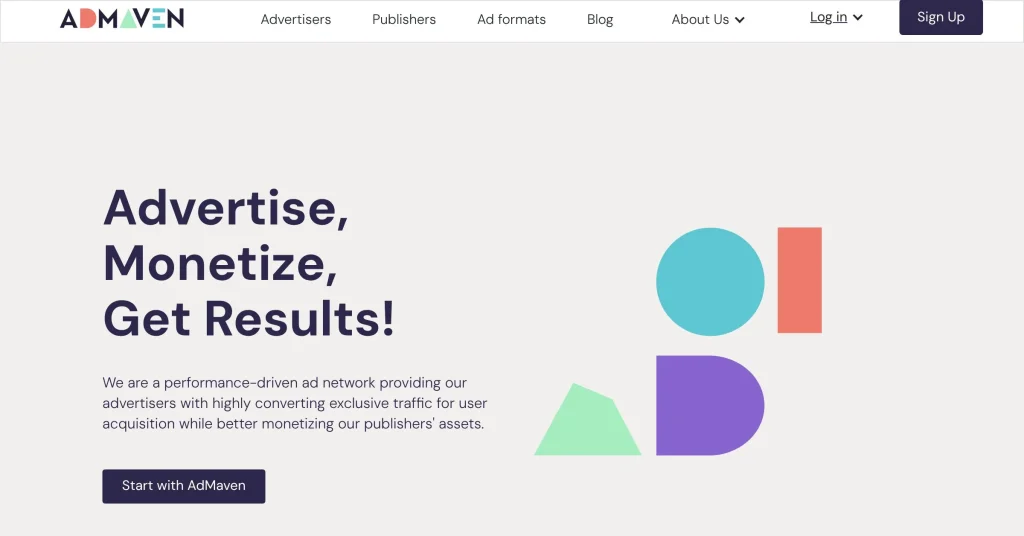 Ad Maven Plataformas de publicidad Self-Serve