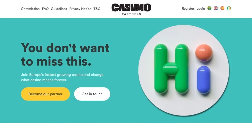 Casumo iGaming Affiliate Program