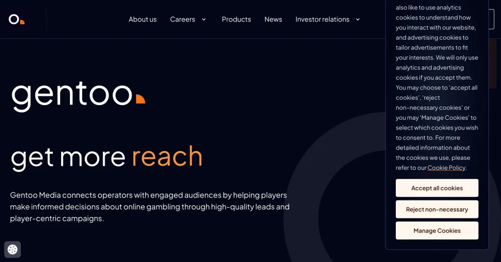Gentoo Media iGaming Affiliate Program