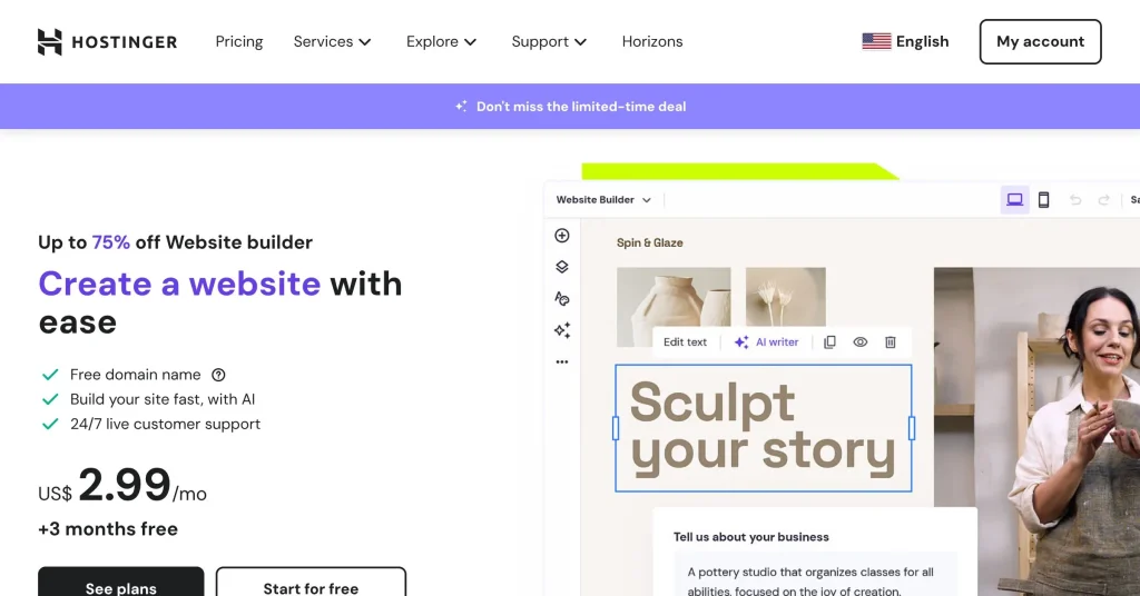 Zyro best website builder for affiliate marketing