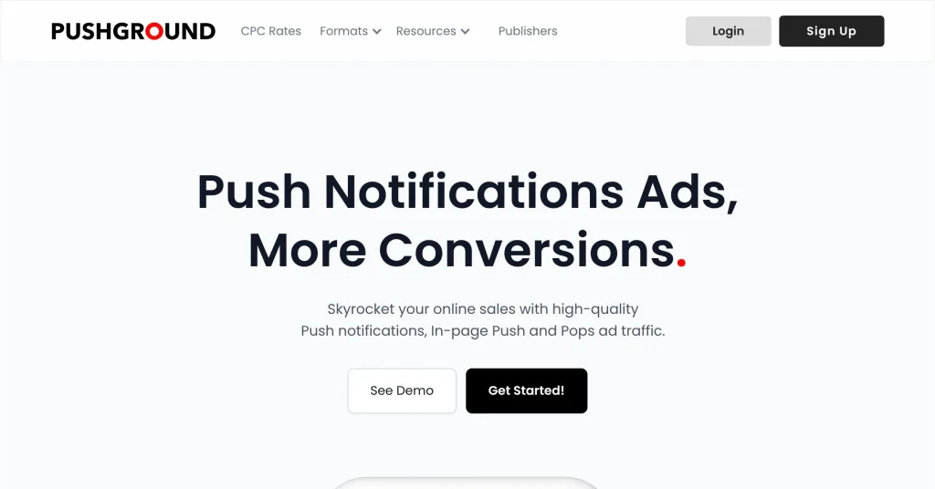 Push Ground Push Notification Ads Networks