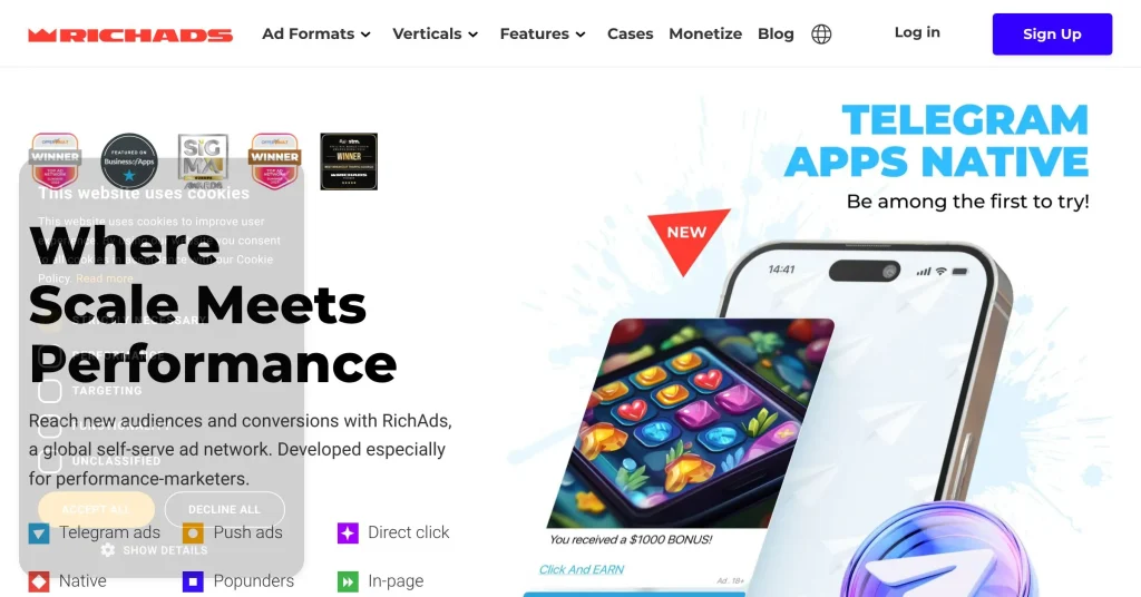 Rich Ads Plataformas de publicidad Self-Serve