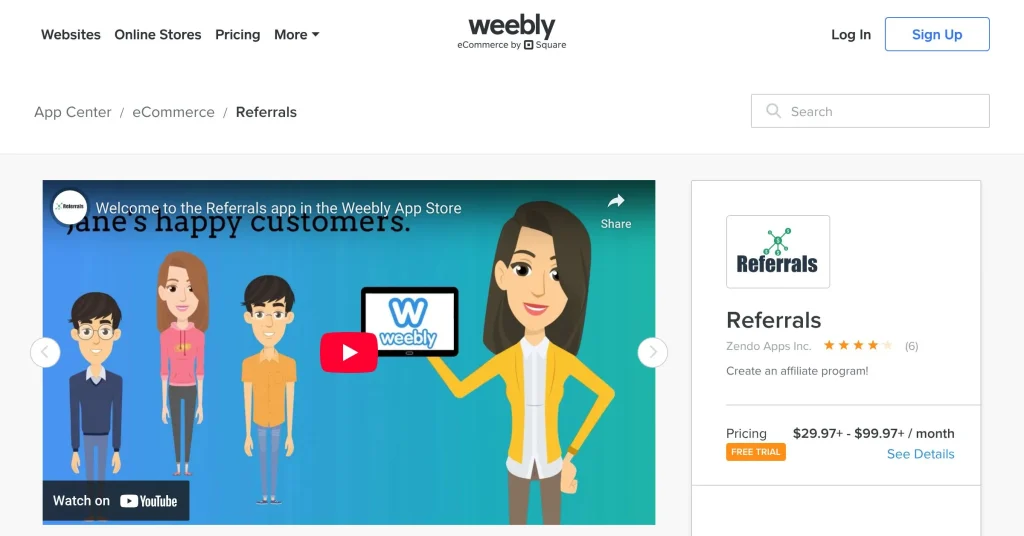 Weebly Programa de Afiliados de Creadores Web